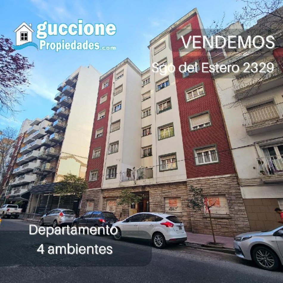 VENDEMOS ESTE HERMOSO 4 AMBIENTES CUARTO PISO EN ZONA MACRO CENTRO 